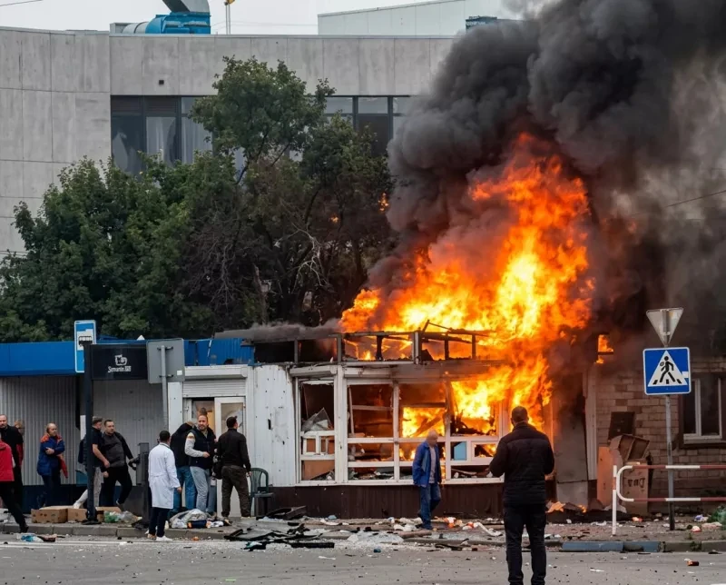 Ранковий удар шахеда у Звягелі: що відомо про атаку на магазин та АЗС